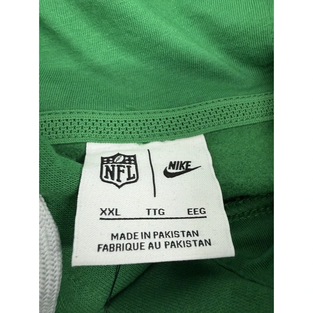 Philadelphia Eagles Men's 2XL Nike Throwback Logo Kelly Green Hoodie - *Read*
